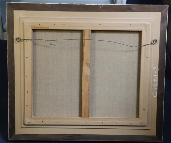 § Raymond Wintz (1884-1956) Cottage beside the sea 17.5 x 21in.